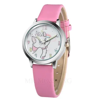 Sdotter/Новое поступление, высококачественные студенческие часы с милым рисунком кота, подарочные часы для девочек, детские кварцевые наручные часы Relogio Montres Kol