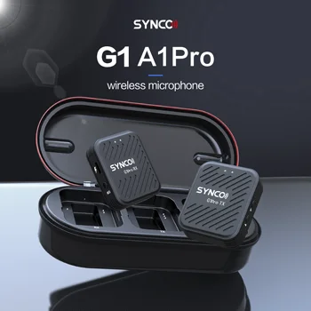 SYNCO G1pro Профессиональный Микрофон Камера Для Видеосъемки Аудио Домашняя Студия Петличный Микрофон для iPhone Android Беспроводной Микрофон