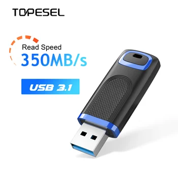 TOPESEL USB флэш-накопитель 3.1 Gen 2 флэш-накопитель 128 Г высокоскоростной флэш-накопитель 256 Г флэш-накопитель для хранения данных Memory Stick Jump Drive