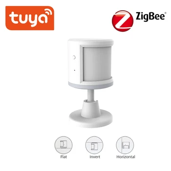 Tuya ZigBee PIR Сенсор Умный Беспроводной WiFi PIR Датчик Движения Детектор с питанием от батареи Домашняя Сигнализация Работает С IFTTT