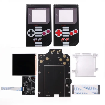 UV Pirint Индивидуальная Предварительно вырезанная Оболочка и версия OSD Q5 RIPS Цветная модель ЖК-Подсветки iPS Screen Kit Для Game Boy /DMG GBO