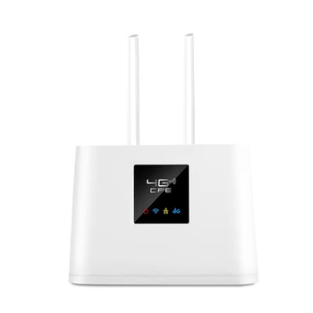 Wi-Fi Маршрутизатор 4G CPE Wifi Sim-карта Внешняя антенна RJ45 WAN LAN Высокоскоростные беспроводные маршрутизаторы Сетевой адаптер, штепсельная вилка США