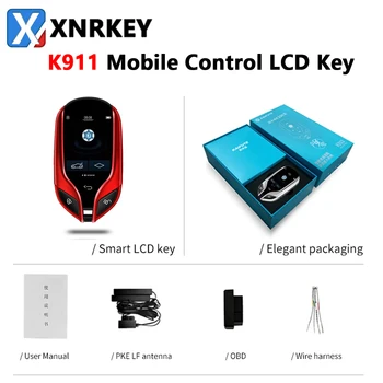 XNRKEY Корейский/Английский K911 ЖК-Смарт-ключ Универсальный Мобильный Дистанционный Автомобильный Ключ для BMW Kia Benz VW Без Ключа Защита от потери
