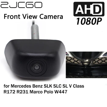ZJCGO Автомобильный Вид Спереди С ЛОГОТИПОМ Парковочная Камера AHD 1080P Ночного Видения для Mercedes Benz SLK SLC SL V Class R172 R231 Marco Polo W447