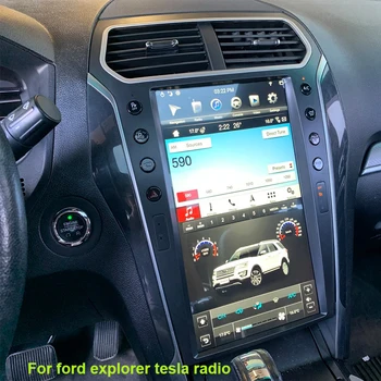 Автомобильный DVD-плеер Android, Радио, GPS-навигация Для Ford Explorer 2011-2019, Tesla, Мультимедиа, Авторадио, Стерео, TPMS, USB, WiFi, 4G