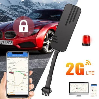 Автомобильный GPS-трекер 2G, устройство слежения в режиме реального времени, Анти-Потерянный локатор, Позиционер, дистанционное управление, Бесплатное приложение, Велосипед, мотоцикл, детский трекер