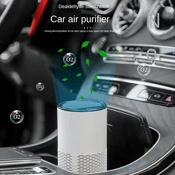 Автомобильный Очиститель воздуха Для дома, Hepa-Фильтры, Настольный Очиститель, USB Перезаряжаемый Портативный Воздухоочиститель, диффузор