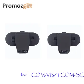 Аксессуар с зажимом из 2 предметов для TCOM-VB/TCOM-SC Мотоциклетного Bluetooth Водонепроницаемого Шлема Bluetooth BT Interphone Шлем Гарнитуры внутренней связи