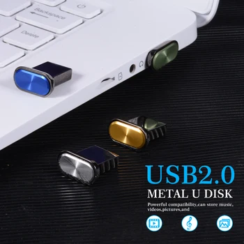 Бесплатный Изготовленный на заказ Мини-металлический флэш-накопитель USB 2.0 реальной емкости, Портативная карта памяти 64 ГБ/32 ГБ/16 ГБ, креативные подарки, U-диск
