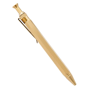 Винтажная шариковая ручка Офисная ручка для письма Выдвижная ручка для подписи для женщин Мужчин