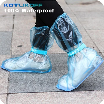 Водонепроницаемый дождевик для обуви для мужчин и женщин, защита обуви, Утолщенные многоразовые бахилы, сапоги на дождливый день, галоши, туристическое снаряжение