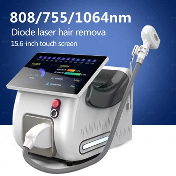 Высококачественная 3-волновая диодная лазерная эпиляция для тела, носа и ушей, удаление волос 808 лазерным косметическим оборудованием