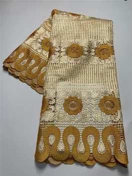 Высококачественная Водорастворимая африканская кружевная ткань С маленькими отверстиями, Нигерийское Гипюровое шнуровое кружево для свадебной вечеринки, пошив 1941