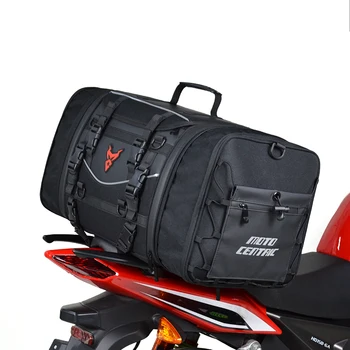 Высококачественная сумка для мотоциклетного шлема, водонепроницаемая сумка для заднего сиденья мотоцикла, расширяемый багаж для мотоцикла, рюкзак с мотором на плечо