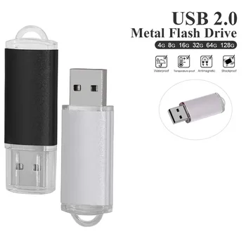Высокоскоростной флэш-накопитель USB 2.0 128 ГБ 64 ГБ Флэш-накопитель USB 64 ГБ 128 ГБ Memory Stick флешка водонепроницаемый Ключ флешки u диск подарок