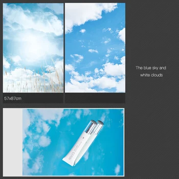 Голубое небо, Белое Облако 57x87 см, фоны для фотосъемки, ПВХ-фоны, 2-сторонние водонепроницаемые для студийной фотографии
