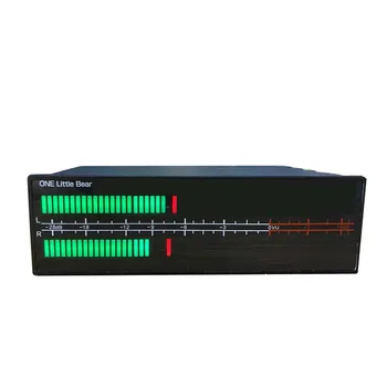 Двухканальный светодиодный измеритель уровня звука DLHiFi VU56-PRO, визуализатор музыкального спектра, аудиоразветвитель