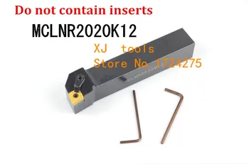 Держатель токарного инструмента MCLNR2020K12/ MCLNL2020K12 с ЧПУ, сменные токарные инструменты, Внешний токарный режущий инструмент для пластин CNMG120404/08