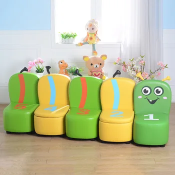 Детская мебель, прекрасный мини-диван Caterpillar, кресло для чтения в детском саду для мальчиков и девочек