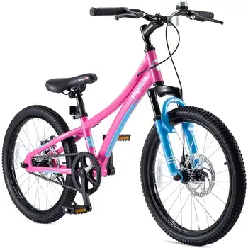 Детский велосипед для девочек Explorer 20 Дюймов с передней Подвеской Алюминиевый Детский Велосипед с Дисковыми Тормозами Розовый Mtb aceseories Гидравлические тормоза