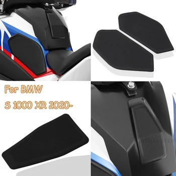 Для BMW S1000XR 2020 2021, Черные наклейки, Комплект накладок на топливный бак, Аксессуары для мотоциклов, 3 шт.