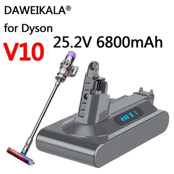 для Dyson Battery SV12 6800 мАч 100 Втч Сменный аккумулятор для Dyson V10 battery V10 Absolute V10 Fluffy cyclone SV12 Battery