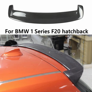 Для хэтчбека BMW 1 Серии F20 в 3D стиле, задний спойлер из углеродного волокна, крыло багажника 2011-2020, FRP, кованый карбон
