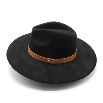 Женская шляпа, британский цилиндр, Мужская панама, ковбойская шляпа в стиле джаз, бесплатная доставка, роскошная фетровая шляпа, модная кепка для гольфа, новая элегантная женская черная