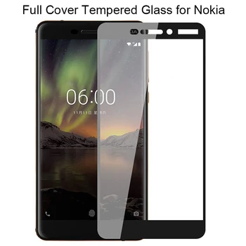 Защитная пленка с полным покрытием для Nokia 1 2 3 5 6 2018 из закаленного стекла для Nokia 2.1 3.1 5.1 6.1 Защитное стекло для Nokia 7 Plus