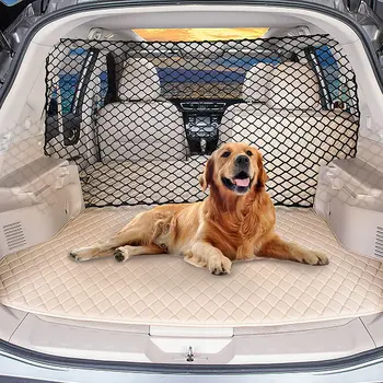 Защитная сетка для собак, Автомобильный изоляционный барьер, Барьеры для домашних животных, Сетчатая защитная сетка для багажника 120 * 70 см, защитная сетка для хэтчбека/внедорожника