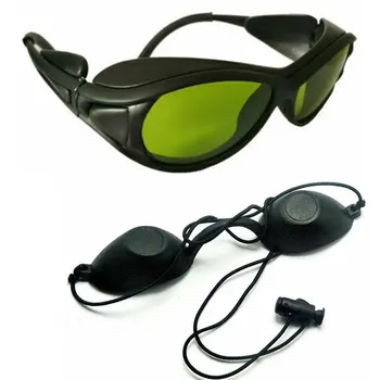 защитные очки для лазерной защиты IPL 200nm-2000nm/Защитные Очки с Черной Повязкой Для Удаления волос для Красоты Operaor Защита глаз Клиента