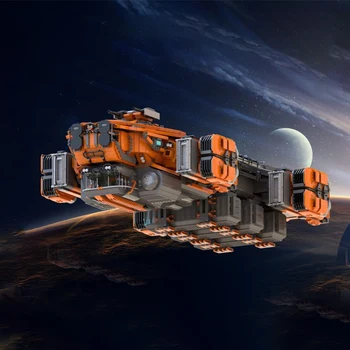 Знаменитые Игры Star Citizener Moc Строительные Блоки Argo Модель Плота Технология Кирпичи Космический Корабль DIY Сборка Игрушки Для Детей