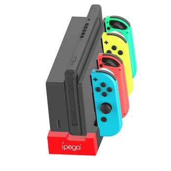 Игровой контроллер Зарядное устройство для NS JoyCon Зарядная док-станция Держатель для игровой консоли Nintendo Switch Control с индикатором