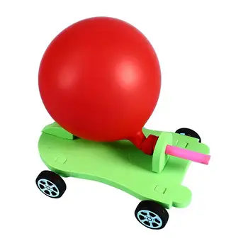 Игрушечный автомобиль с воздушным шаром, научный эксперимент, Игрушечная наука для подарков на День Рождения