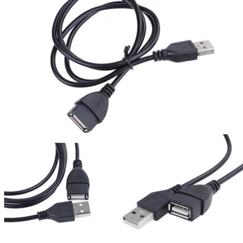 Кабель USB 2.0 для мужчин и женщин, удлинительный кабель для синхронизации данных, удлинительный кабель USB Super Speed 80/150 см, удлинительный шнур USB 2.0