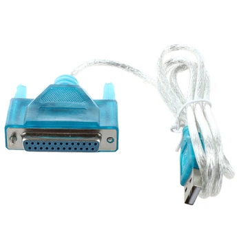 Кабельный адаптер USB для принтера DB25 с 25-контактным параллельным портом