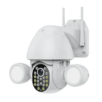 Камера освещения внутреннего двора Наружная камера слежения за человеком для Google Home US Plug