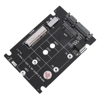 Карта-адаптер 2 в 1 NGFF M.2 B + M Key Mini PCI-E или mSATA SSD к SATA III для полноценного msata SSD/2230/2242/2260/22x80 М2