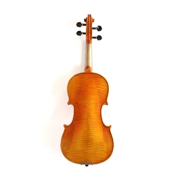 Китайская скрипка ручной работы, покрытая масляным лаком, с длинным футляром и восьмиугольным бантом