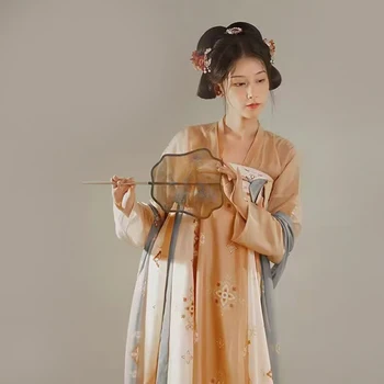Китайское женское платье Hanfu, Модная Свежая Элегантная Милая китайская этническая одежда, Сказочный Выпускной Косплей, Бесплатная доставка