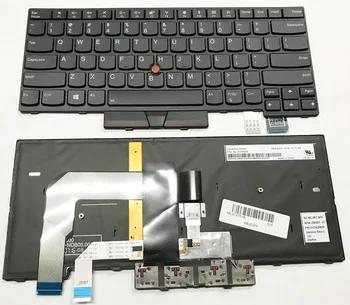 Клавиатура для ноутбука Lenovo Thinkpad T470 T480 A475 A485 US с подсветкой с точечным