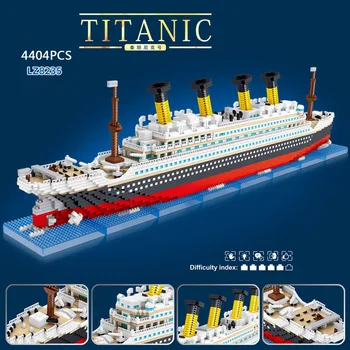 Классический фильм сборка строительных кирпичей модель nanobricks RMS корабль Титаник микро-алмазный блок развивающие игрушки для детей подарки