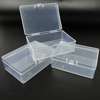 Коробка из 3 Упаковок Прозрачных пластиковых Карт Вмещает 80 + игровых карт, Водонепроницаемая и защищенная от давления Коробка для Хранения Карт, Коллекционная Коробка для MTG/YGO