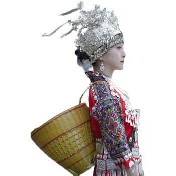 Костюм Мяо, женский костюм для новобрачных, свадебный сценический костюм, одежда для выступлений