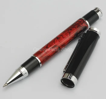Креативная Целлулоидная красная Авторучка Duke, красивая шариковая ручка с зыбучими песками, Леонардо Да Винчи