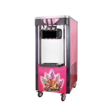 Кухонная Коммерческая Машина для вертикальной подачи и Смешивания твердого Мороженого с морозильной камерой для закусок