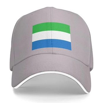 Лента Для инструментов Флаг Сьерра-Леоне, бейсболка Унисекс, подходит для мужчин и женщин, Регулируемая шляпа для папы, кепка для сэндвича