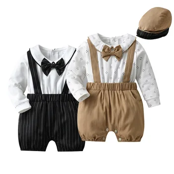 Летняя детская одежда с капюшоном, мужская одежда для ползания с запахом от пердежа, детский комбинезон