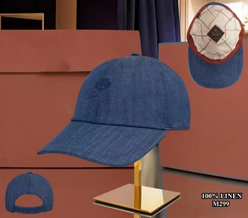 Льняная шляпа миллиардера 2023, новая мужская деловая мода, повседневная вышивка, высокое качество, большой размер, спортивная кепка для спорта на открытом воздухе, бейсбол
