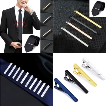 Металлические зажимы для галстука, мужские рубашки для галстука, булавка для галстука для свадебной церемонии, золотая застежка для галстука, Мужские деловые аксессуары для галстука